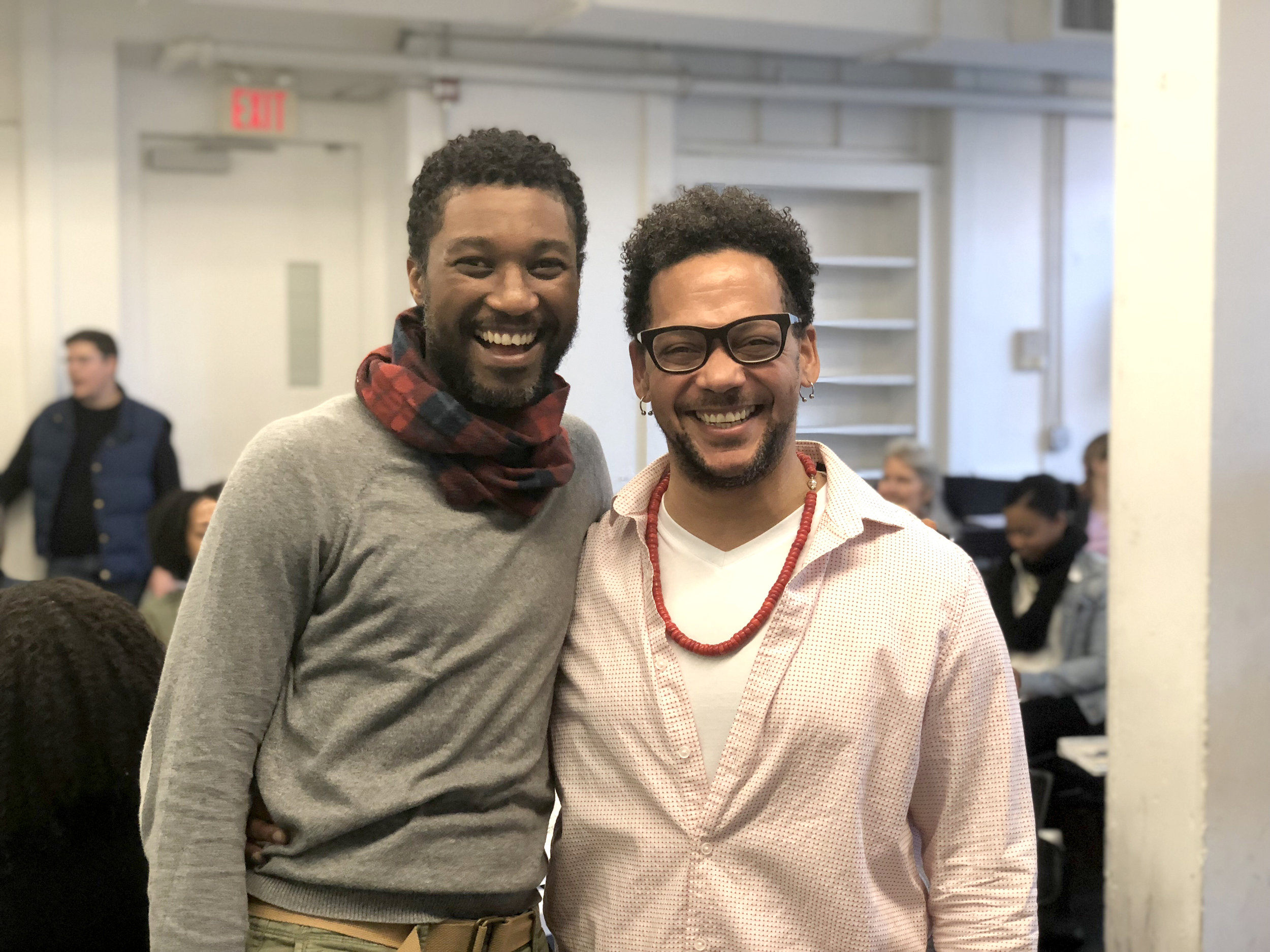 Rehearsal for black odyssey (2019) - Co-Directors Jude Sandy and Joe Wilson, Jr. (Photo: Maxwell Snyder)